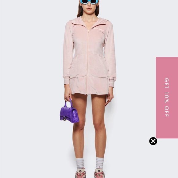 Palm Angels Pink Mini Dress - Picture 2 of 9